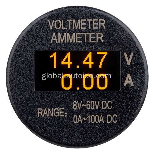 Digital Voltmeter Ammeter 8-60V OLED DC DUAL DIGITAL VOLTMETER AMMETER DISPLAY Factory